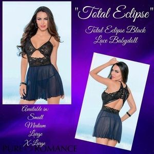 Pure Romance Total Eclipse Lingerie Medium
